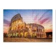 Italy Jigsaw Puzzle Ancient Colosseum Rome Sunset
