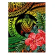 Kanaka Maoli (Hawaiian) Wood Puzzle - Polynesian Turtle Hibiscus Reagge