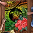 Kanaka Maoli (Hawaiian) Wood Puzzle - Polynesian Turtle Hibiscus Reagge