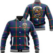 1sttheworld Jacket - Agnew Modern Clan Tartan Crest Baseball Jacket A7 | 1sttheworld.com
