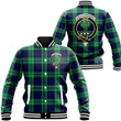 1sttheworld Jacket - Abercrombie Clan Tartan Crest Baseball Jacket A7 | 1sttheworld.com