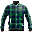1sttheworld Jacket - Abercrombie Clan Tartan Crest Baseball Jacket A7 | 1sttheworld.com