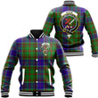 1sttheworld Jacket - Adam Clan Tartan Crest Baseball Jacket A7 | 1sttheworld.com