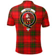 1sttheworld Clothing - Adair Clan Tartan Crest Polo Shirt A7 | 1sttheworld.com