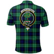 1sttheworld Clothing - Abercrombie Clan Tartan Crest Polo Shirt A7 | 1sttheworld.com