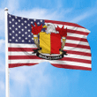 1sttheworld Premium Flag - Searles American Family Crest Flag A7 | 1sttheworld.com