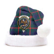 1sttheworld Christmas Hat - Agnew Modern Clan Tartan Crest Christmas Hat A7 | 1sttheworld.com