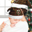 1sttheworld Christmas Hat - Ainslie Clan Tartan Crest Christmas Hat A7 | 1sttheworld.com