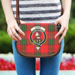 1sttheworld Bag - Adair Clan Tartan Crest Saddle Bag A7 | 1sttheworld.com