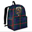 1sttheworld Backpack - Agnew Modern Clan Tartan Crest Backpack A7 | 1sttheworld.com