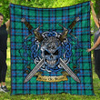 1sttheworld Quilt - Flower Of Scotland Tartan Premium Quilt Celtic Scottish Warrior A7 | 1sttheworld.com