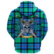 1sttheworld Hoodie - Flower Of Scotland Tartan Hoodie Gaiter Celtic Scottish Warrior A7 | 1sttheworld.com