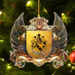 1sttheworld Germany Ornament - Gunther German Family Crest Christmas Ornament A7 | 1stScotland.com