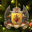 1sttheworld Germany Ornament - Hugel German Family Crest Christmas Ornament A7 | 1stScotland.com