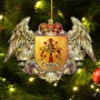 1sttheworld Germany Ornament - Schorer German Family Crest Christmas Ornament - Royal Shield A7 | 1stScotland.com