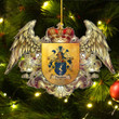 1sttheworld Germany Ornament - Petersen German Family Crest Christmas Ornament - Royal Shield A7 | 1stScotland.com