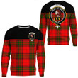 1sttheworld Clothing - Adair Clan Tartan Crest Sweatshirt Special Version A7 | 1sttheworld