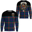 1sttheworld Clothing - Agnew Modern Clan Tartan Crest Sweatshirt Special Version A7 | 1sttheworld