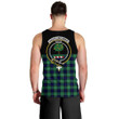 1sttheworld Clothing - Abercrombie Clan Tartan Crest Tank Top - Special Version A7 | 1sttheworld