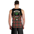 1sttheworld Clothing - Anderson of Arbrake Clan Tartan Crest Tank Top - Special Version A7 | 1sttheworld