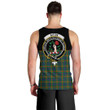 1sttheworld Clothing - Aiton Clan Tartan Crest Tank Top - Special Version A7 | 1sttheworld