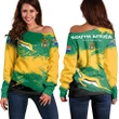 South Africa Sweatshirt , South Afica Flag Brush