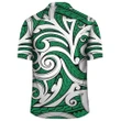 Polynesian Maori Ethnic Ornament Green Hawaiian Shirt - AH - J1 - Alohawaii