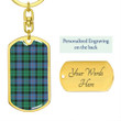 1sttheworld Jewelry - Morrison Ancient Tartan Dog Tag with Swivel Keychain A7 | 1sttheworld