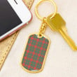 1sttheworld Jewelry - MacKintosh Ancient Tartan Dog Tag with Swivel Keychain A7 | 1sttheworld