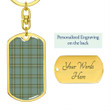1sttheworld Jewelry - Kelly Dress Tartan Dog Tag with Swivel Keychain A7 | 1sttheworld