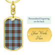 1sttheworld Jewelry - Anderson Ancient Tartan Dog Tag with Swivel Keychain A7 | 1sttheworld