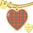 1sttheworld Jewelry - Munro Ancient Tartan Heart Bangle A7 | 1sttheworld