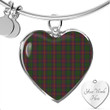 1sttheworld Jewelry - Cairns Tartan Heart Bangle A7 | 1sttheworld