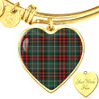 1sttheworld Jewelry - Macdiarmid Modern Tartan Heart Bangle A7 | 1sttheworld