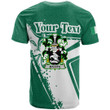 (Custom) 1sttheworld Ireland T-Shirt - Madden or O Madden Irish Family Crest T-Shirt - Celtic Shamrock A7 | 1sttheworld