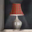 1sttheworld Lamp Shade - Morrison Red Modern Tartan Bell Lamp Shade A7 | 1sttheworld