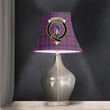 1sttheworld Lamp Shade - Montgomery Modern Clan Tartan Crest Tartan Bell Lamp Shade A7 | 1sttheworld