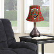 1sttheworld Lamp Shade - Morrison Red Modern Clan Tartan Crest Tartan Bell Lamp Shade A7 | 1sttheworld