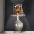 1sttheworld Lamp Shade - Cameron of Erracht Weathered Clan Tartan Crest Tartan Bell Lamp Shade A7 | 1sttheworld