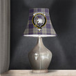 1sttheworld Lamp Shade - Cunningham Dress Blue Dancers Clan Tartan Crest Tartan Bell Lamp Shade A7 | 1sttheworld