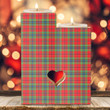 1sttheworld Candle Holder - MacLean of Duart Modern Tartan Candle Holder A7 | 1sttheworld