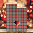 1sttheworld Candle Holder - MacLachlan Weathered Tartan Candle Holder A7 | 1sttheworld