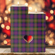1sttheworld Candle Holder - MacDonnell of Glengarry Modern Tartan Candle Holder A7 | 1sttheworld