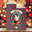 1sttheworld Candle Holder - Lindsay Modern Clan Tartan Crest Tartan Candle Holder A7 | 1sttheworld