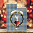 1sttheworld Candle Holder - Napier Ancient Clan Tartan Crest Tartan Candle Holder A7 | 1sttheworld