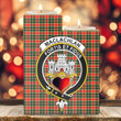 1sttheworld Candle Holder - MacLachlan Hunting Modern Clan Tartan Crest Tartan Candle Holder A7 | 1sttheworld