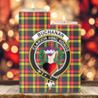 1sttheworld Candle Holder - Buchanan Modern Clan Tartan Crest Tartan Candle Holder A7 | 1sttheworld