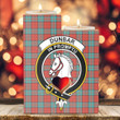 1sttheworld Candle Holder - Dunbar Ancient Clan Tartan Crest Tartan Candle Holder A7 | 1sttheworld