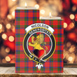 1sttheworld Candle Holder - Nicolson Modern Clan Tartan Crest Tartan Candle Holder A7 | 1sttheworld