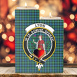 1sttheworld Candle Holder - Lyon Clan Clan Tartan Crest Tartan Candle Holder A7 | 1sttheworld